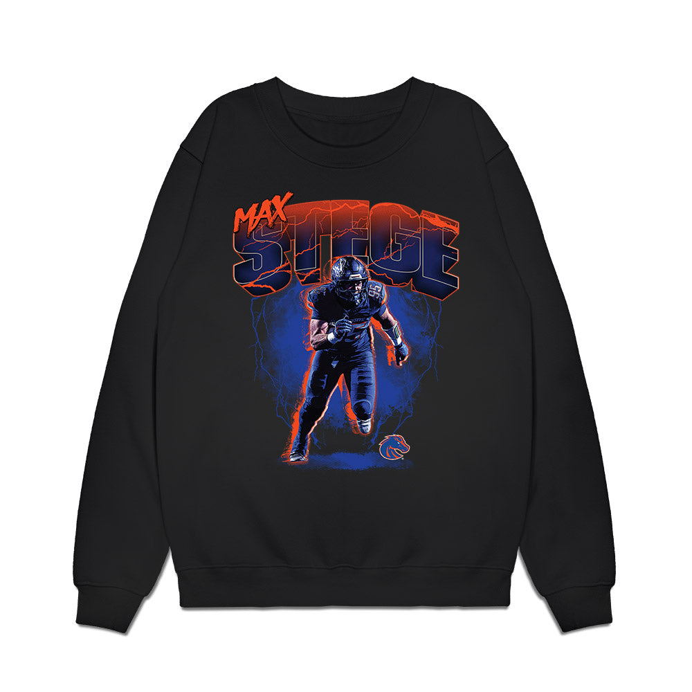 Boise State - NCAA Football : Max Stege - Collage Premium Crewneck Sweatshirt-0