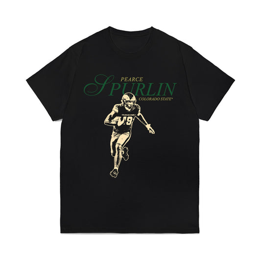 Colorado State - NCAA Football : Pearce Spurlin III - Collage Comfort Colors T-Shirt-0