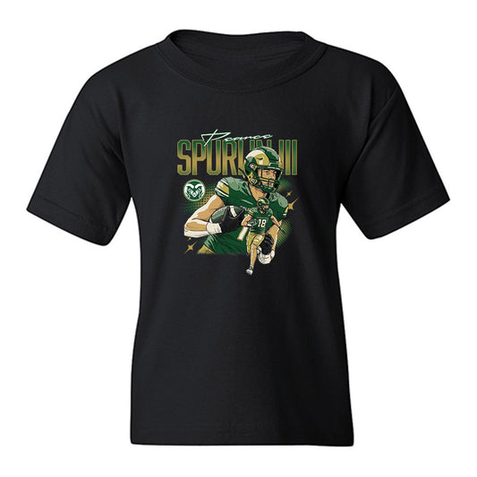 Colorado State - NCAA Football : Pearce Spurlin III - Collage Youth T-Shirt-0