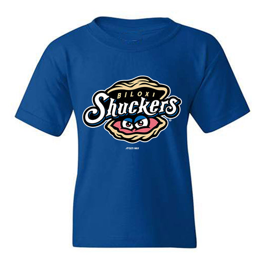 Biloxi Shuckers - MILB Baseball : Josh Adamczewski - Youth T-Shirt-0