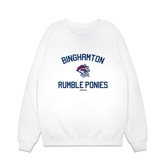 Binghamton Rumble Ponies - MILB Baseball : Max Green - Premium Crewneck Sweatshirt-0