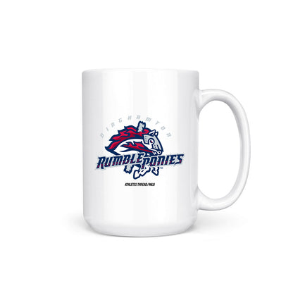 Binghamton Rumble Ponies - MILB Baseball : Joander Suarez - Coffee Mug-0