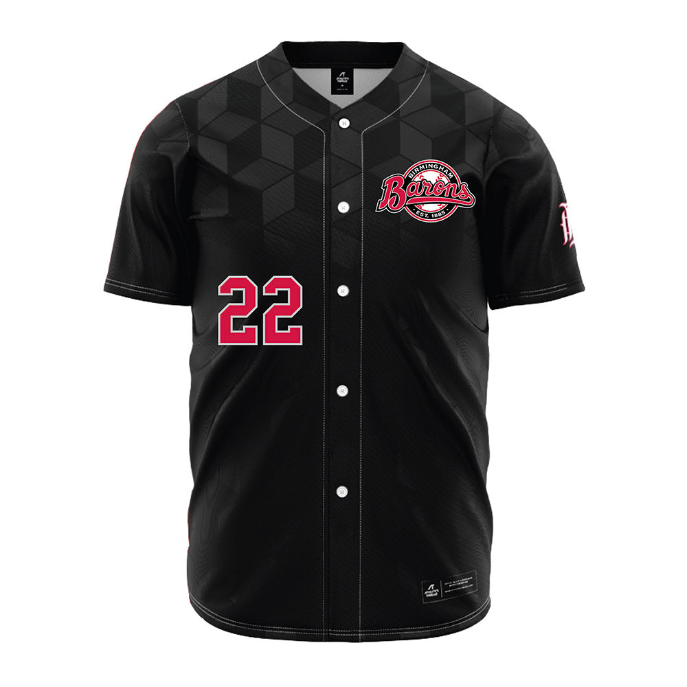 Birmingham Barons - MILB Baseball : Mathias LaCombe - Jersey-0