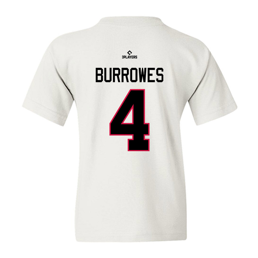 Birmingham Barons - MILB Baseball : Ryan Burrowes - Youth T-Shirt-1