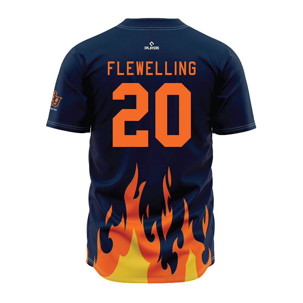 BG Hot Rods - MILB Baseball : Nathan Flewelling - Jersey-1