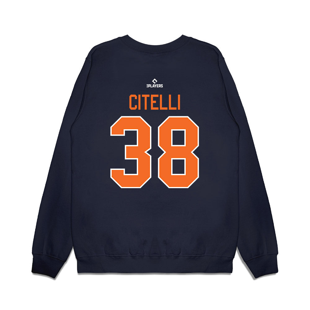 BG Hot Rods - MILB Baseball : Cade Citelli - Premium Crewneck Sweatshirt-1