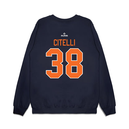 BG Hot Rods - MILB Baseball : Cade Citelli - Premium Crewneck Sweatshirt-1