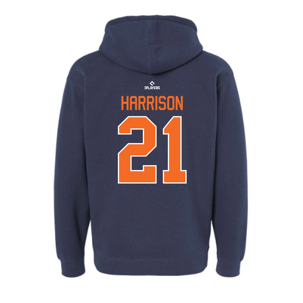 BG Hot Rods - MILB Baseball : Trevor Harrison - Hooded Pullover Sweatshirt-1