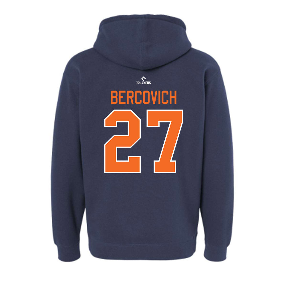 BG Hot Rods - MILB Baseball : Jadon Bercovich - Hooded Pullover Sweatshirt-1