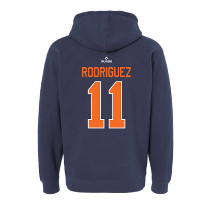 BG Hot Rods - MILB Baseball : Andy Rodriguez - Hooded Pullover Sweatshirt-1