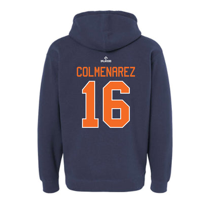 BG Hot Rods - MILB Baseball : Carlos Colmenarez - Hooded Pullover Sweatshirt-1