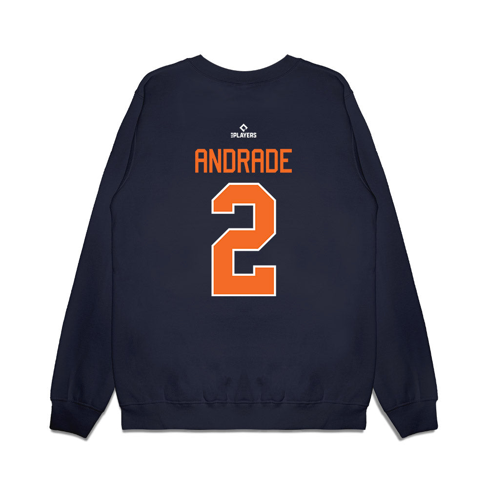 BG Hot Rods - MILB Baseball : Ryan Andrade - Premium Crewneck Sweatshirt-1