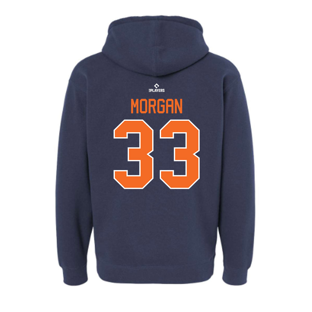BG Hot Rods - MILB Baseball : Blake Morgan - Hooded Pullover Sweatshirt-1