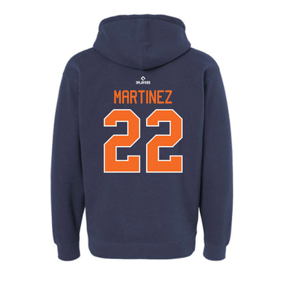 BG Hot Rods - MILB Baseball : Larry Martinez - Hooded Pullover Sweatshirt-1