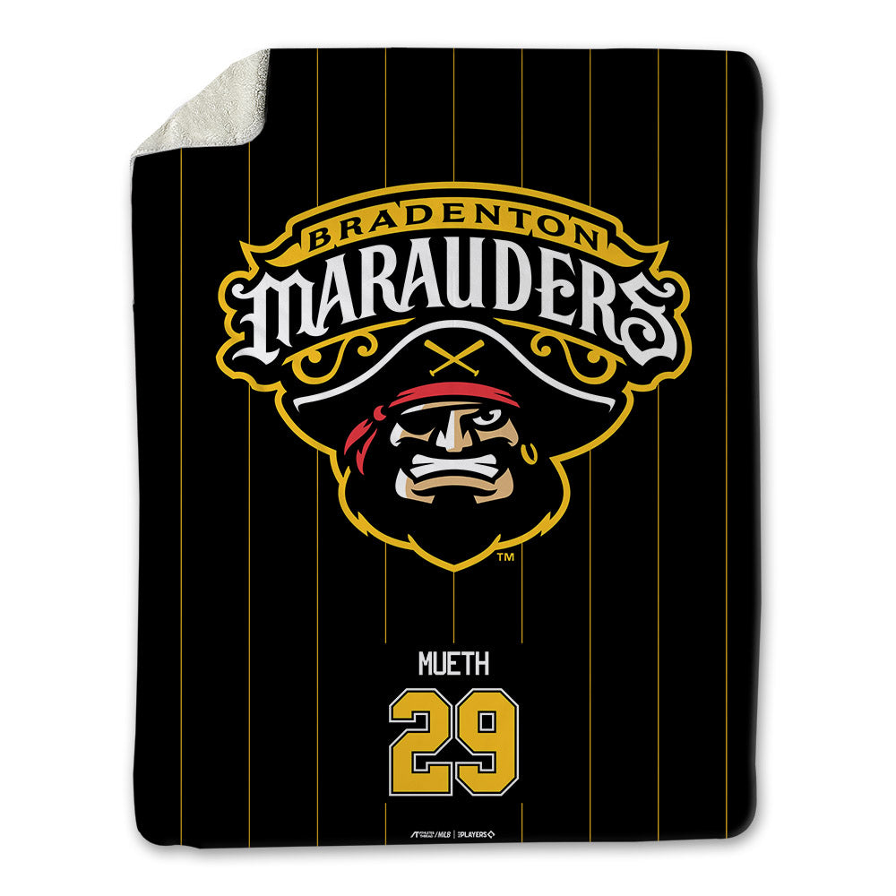 Bradenton Marauders - MILB Baseball : Zander Mueth - Blanket-0