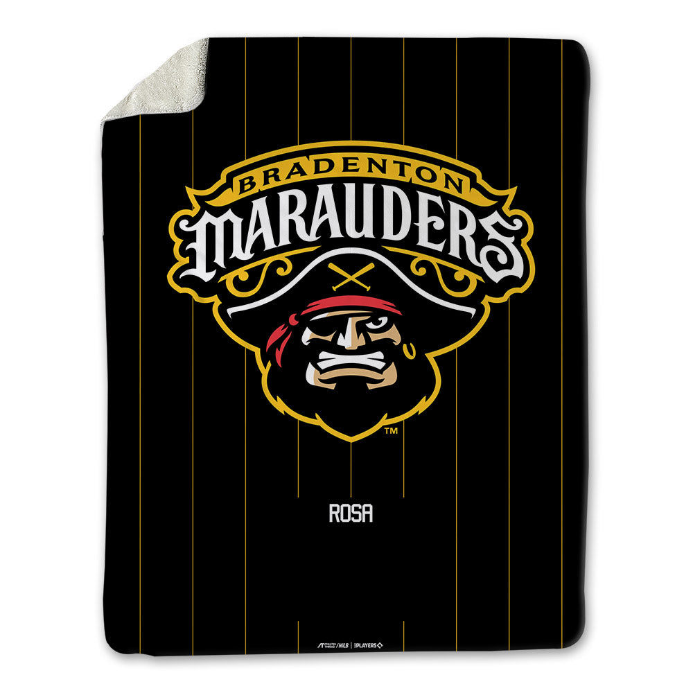 Bradenton Marauders - MILB Baseball : Pitterson Rosa - Blanket-0