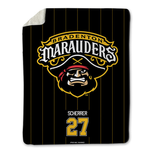 Bradenton Marauders - MILB Baseball : Luke Scherrer - Blanket-0