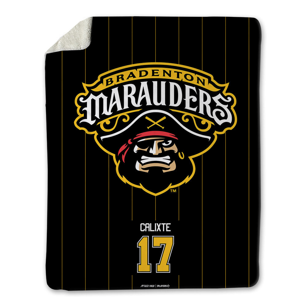 Bradenton Marauders - MILB Baseball : Carl Calixte - Blanket-0