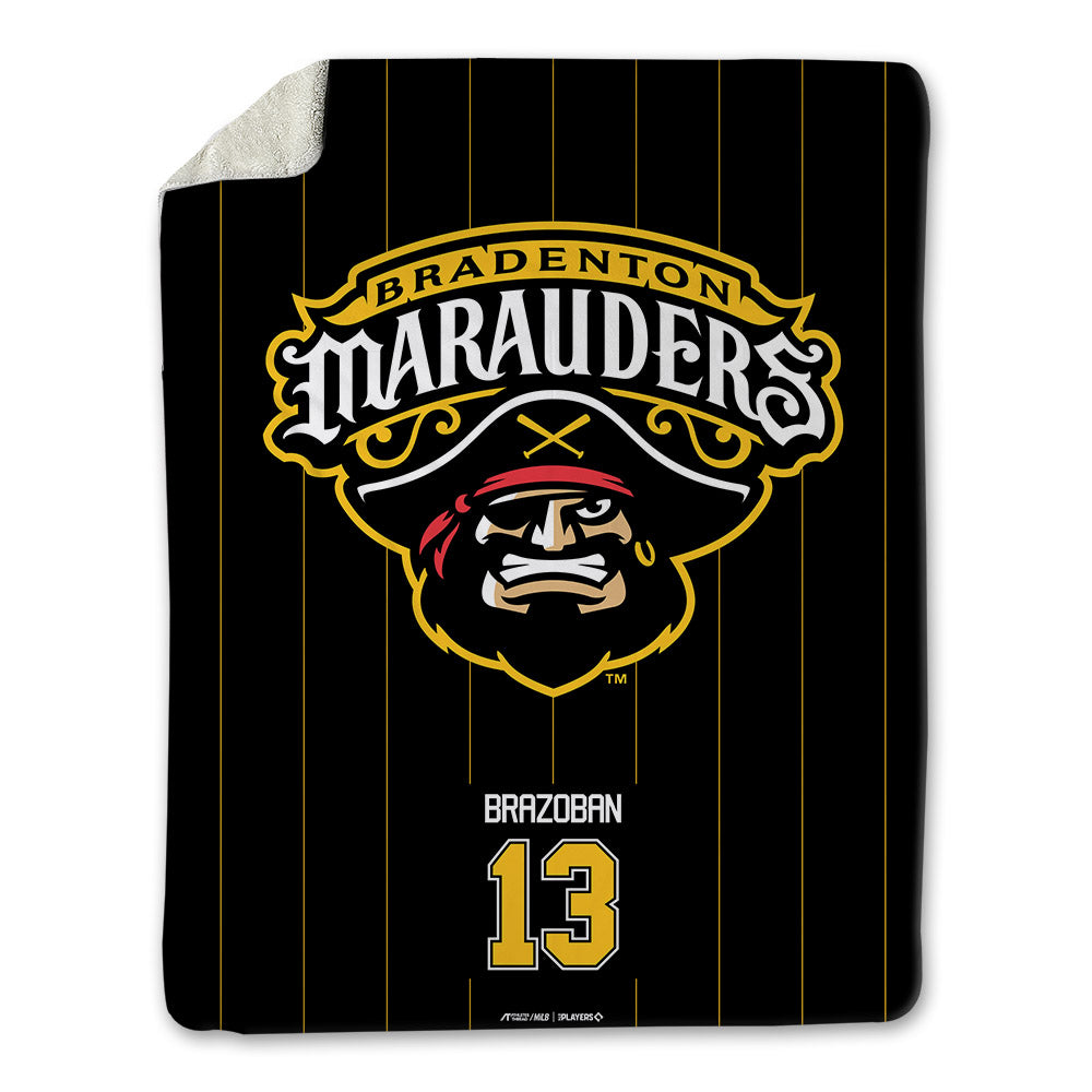 Bradenton Marauders - MILB Baseball : Bralyn Brazoban - Blanket-0