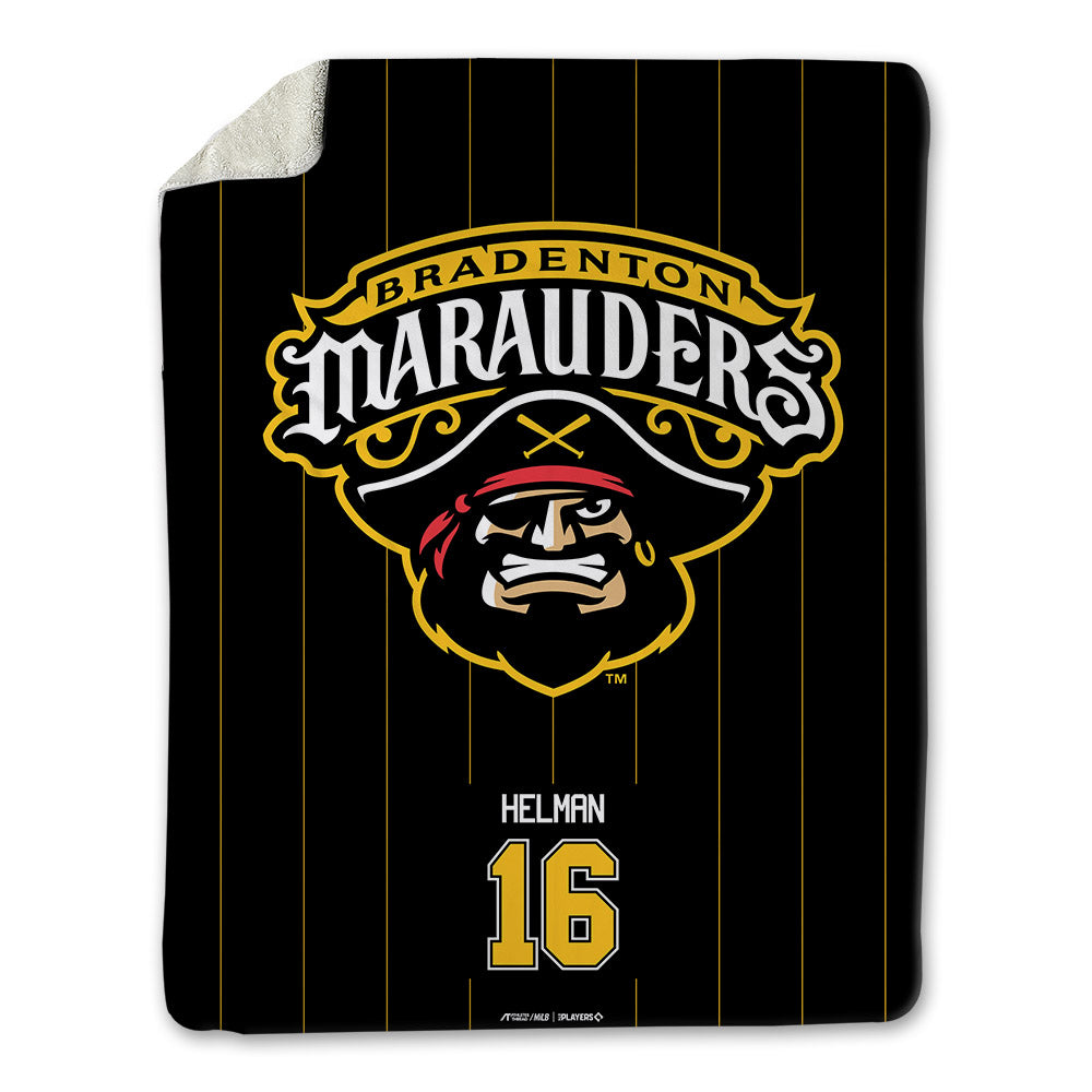 Bradenton Marauders - MILB Baseball : Nathan Helman - Blanket-0