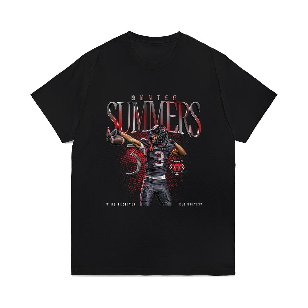 Arkansas State - NCAA Football : Hunter Summers - Collage Comfort Colors T-Shirt-0