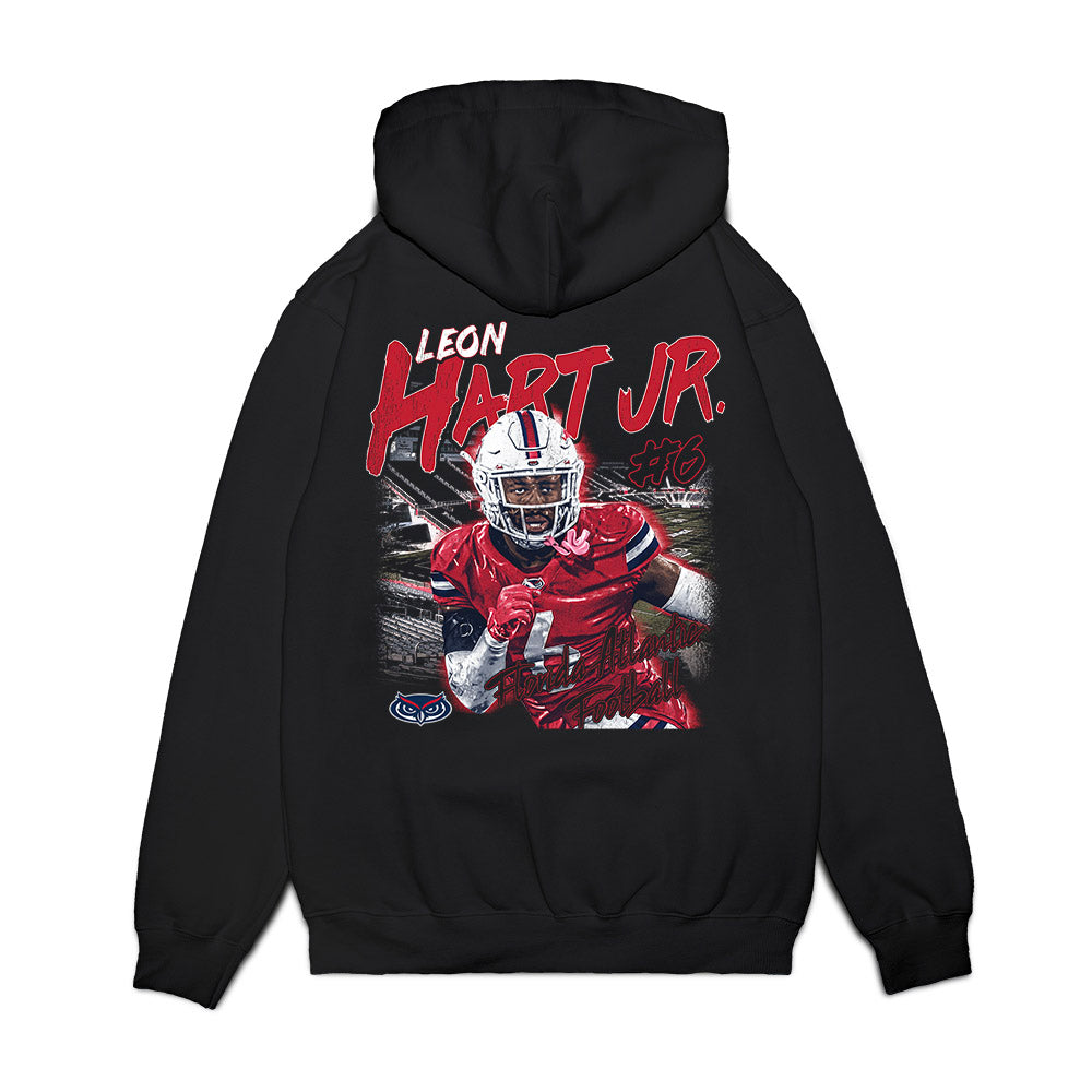 FAU - NCAA Football : Leon Hart Jr - Collage Premium Hooded Sweatshirt-1