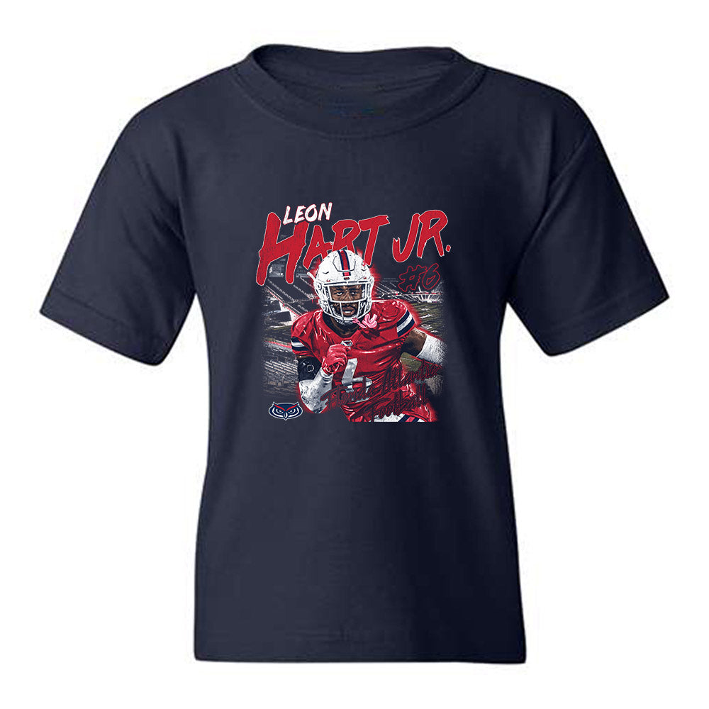 FAU - NCAA Football : Leon Hart Jr - Collage Youth T-Shirt-0