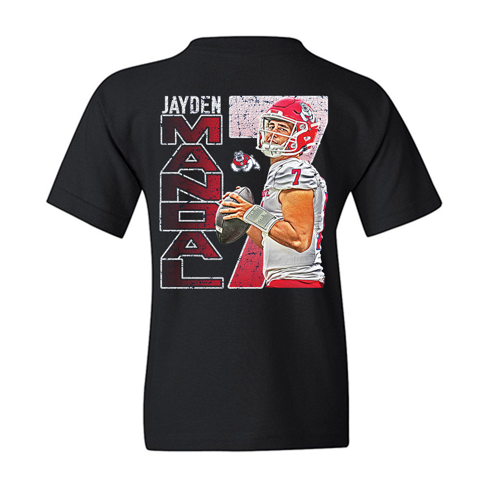 Fresno State - NCAA Football : Jayden Mandal - Collage Youth T-Shirt-1