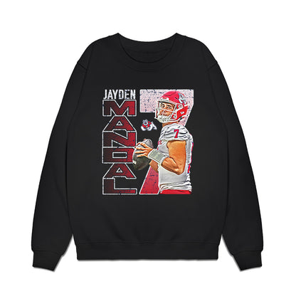Fresno State - NCAA Football : Jayden Mandal - Collage Premium Crewneck Sweatshirt-0