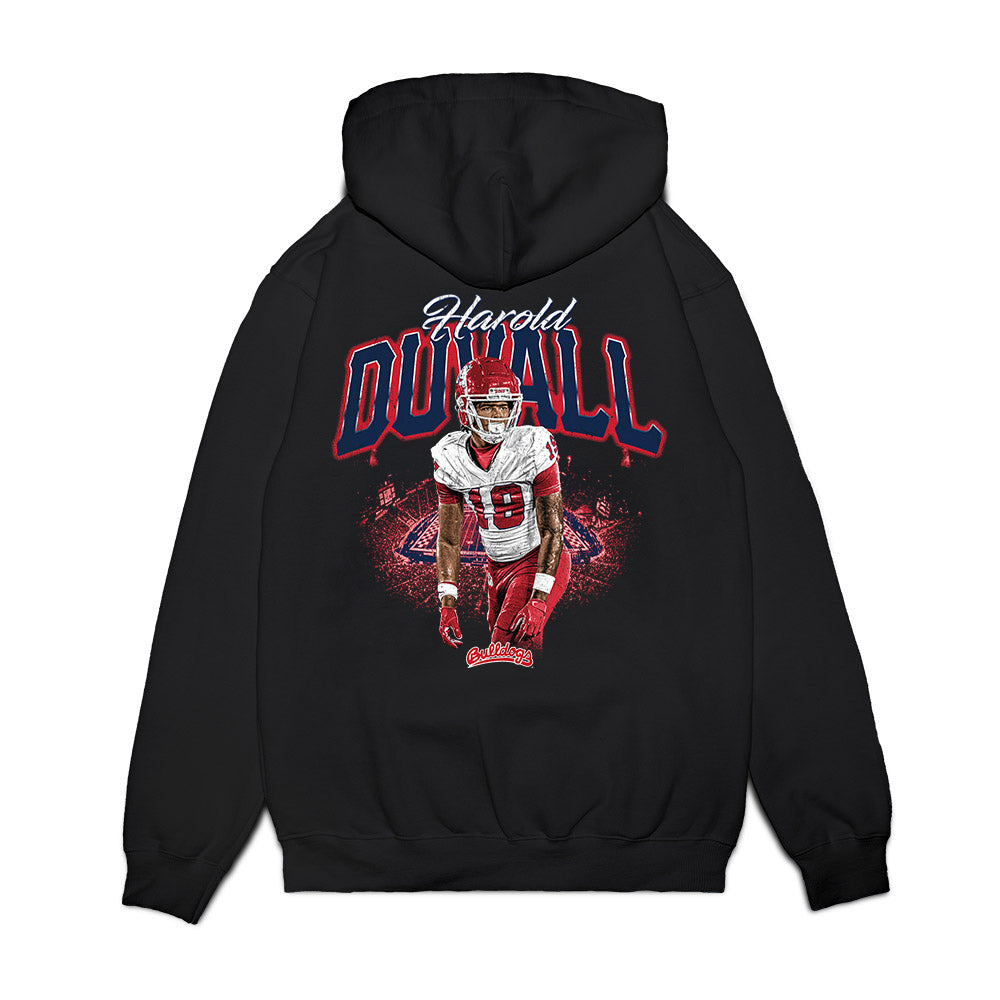 Fresno State - NCAA Football : Harold Duvall - Collage Premium Hooded Sweatshirt-1