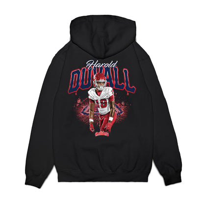 Fresno State - NCAA Football : Harold Duvall - Collage Premium Hooded Sweatshirt-1