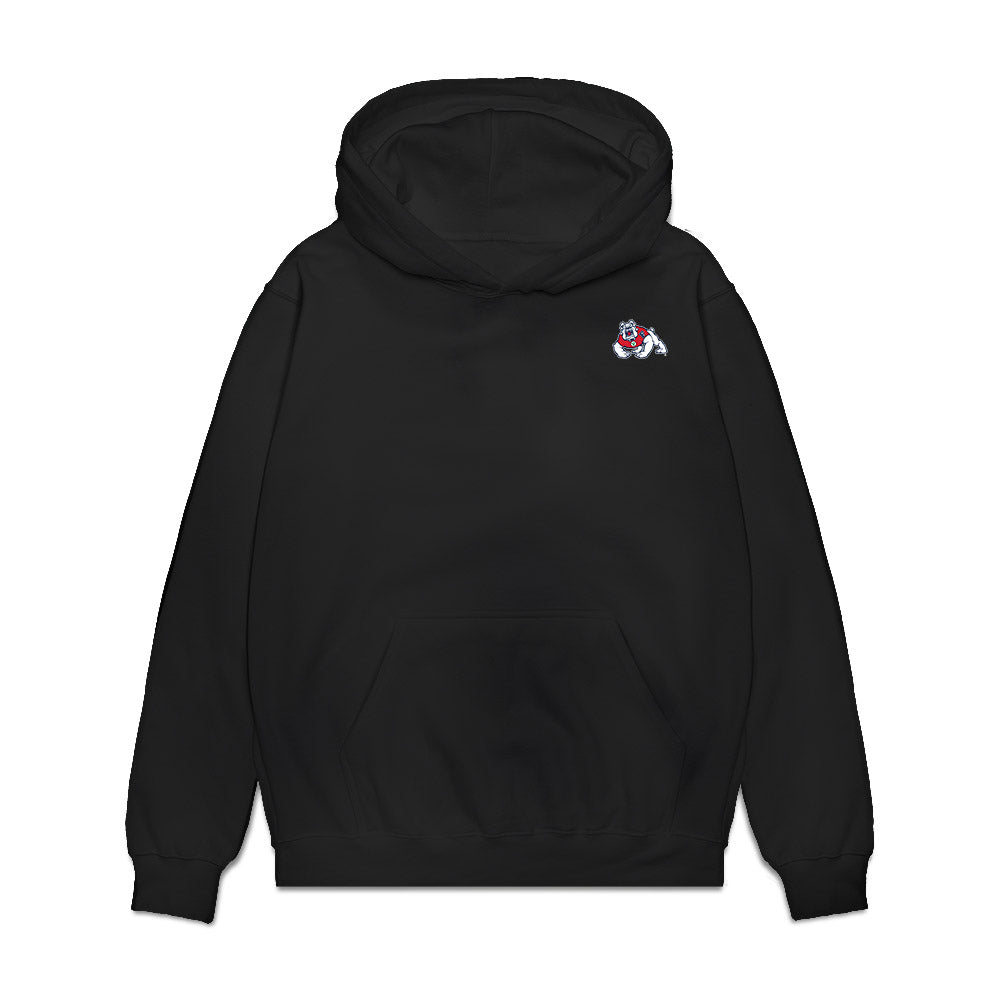 Fresno State - NCAA Football : Harold Duvall - Collage Premium Hooded Sweatshirt-0