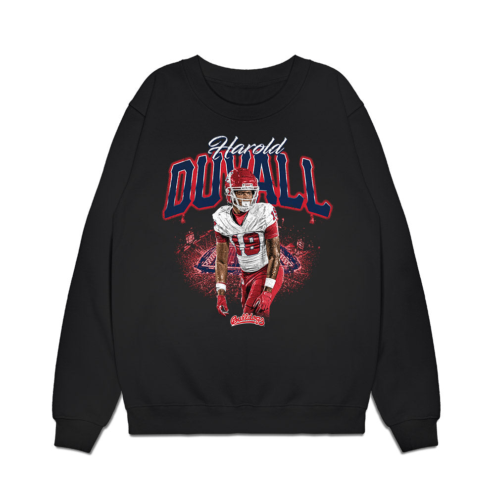 Fresno State - NCAA Football : Harold Duvall - Collage Premium Crewneck Sweatshirt-0