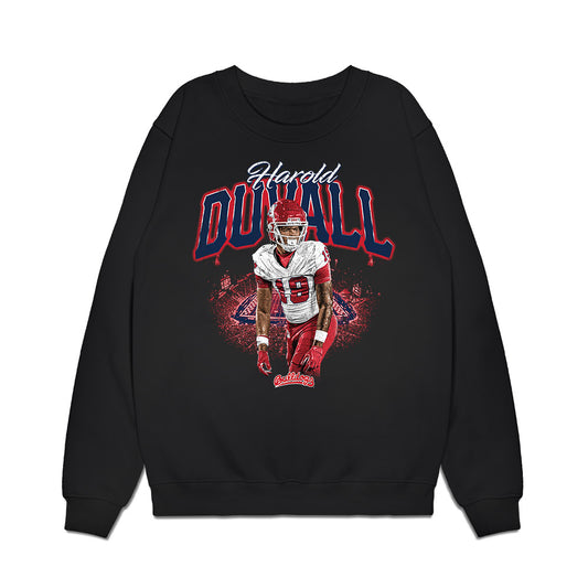 Fresno State - NCAA Football : Harold Duvall - Collage Premium Crewneck Sweatshirt-0