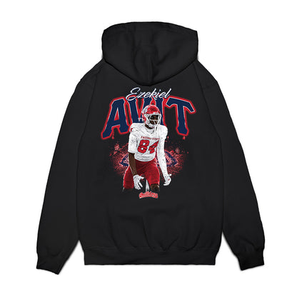 Fresno State - NCAA Football : Ezekiel Avit - Collage Premium Hooded Sweatshirt-1
