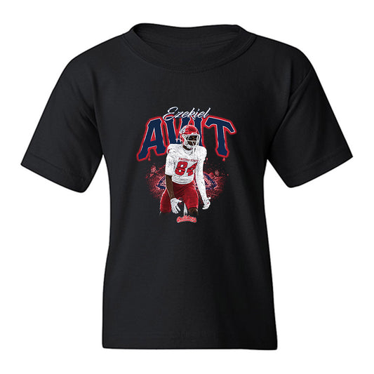 Fresno State - NCAA Football : Ezekiel Avit - Collage Youth T-Shirt-0