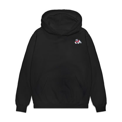 Fresno State - NCAA Football : Ezekiel Avit - Collage Premium Hooded Sweatshirt-0