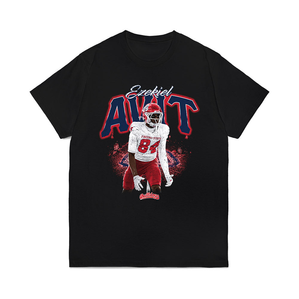 Fresno State - NCAA Football : Ezekiel Avit - Collage Comfort Colors T-Shirt-0