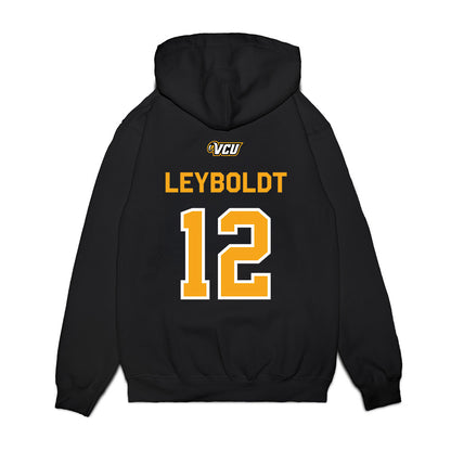 VCU - NCAA Baseball : Brody Leyboldt - A10 Champion Classic Shersey Premium Hooded Sweatshirt-1