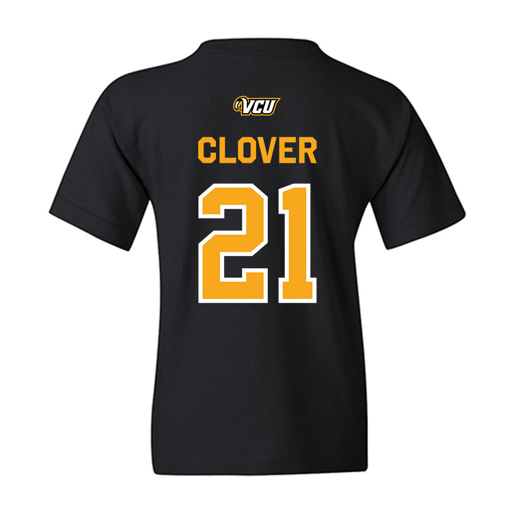 VCU - NCAA Baseball : Caleb Clover - A10 Champion Classic Shersey Youth T-Shirt-1