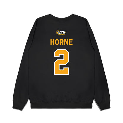 VCU - NCAA Baseball : Brendan Horne - A10 Champion Classic Shersey Premium Crewneck Sweatshirt-1