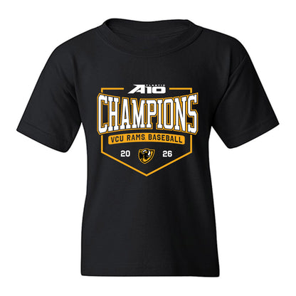 VCU - NCAA Baseball : Patrick Steitz - A10 Champion Classic Shersey Youth T-Shirt-0