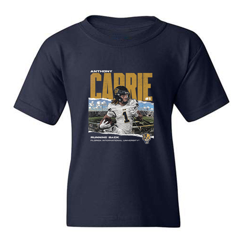 FIU - NCAA Football : Anthony Carrie - Collage Youth T-Shirt-0