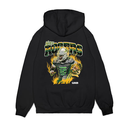 UAB - NCAA Football : Nate Rogers - Collage Premium Hooded Sweatshirt-1