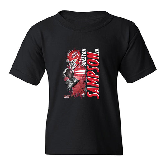 Louisiana - NCAA Football : Shelton Sampson Jr. - Collage Youth T-Shirt-0