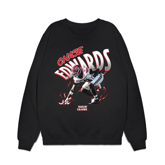 Louisiana - NCAA Football : Chase Edwards - Collage Premium Crewneck Sweatshirt-0