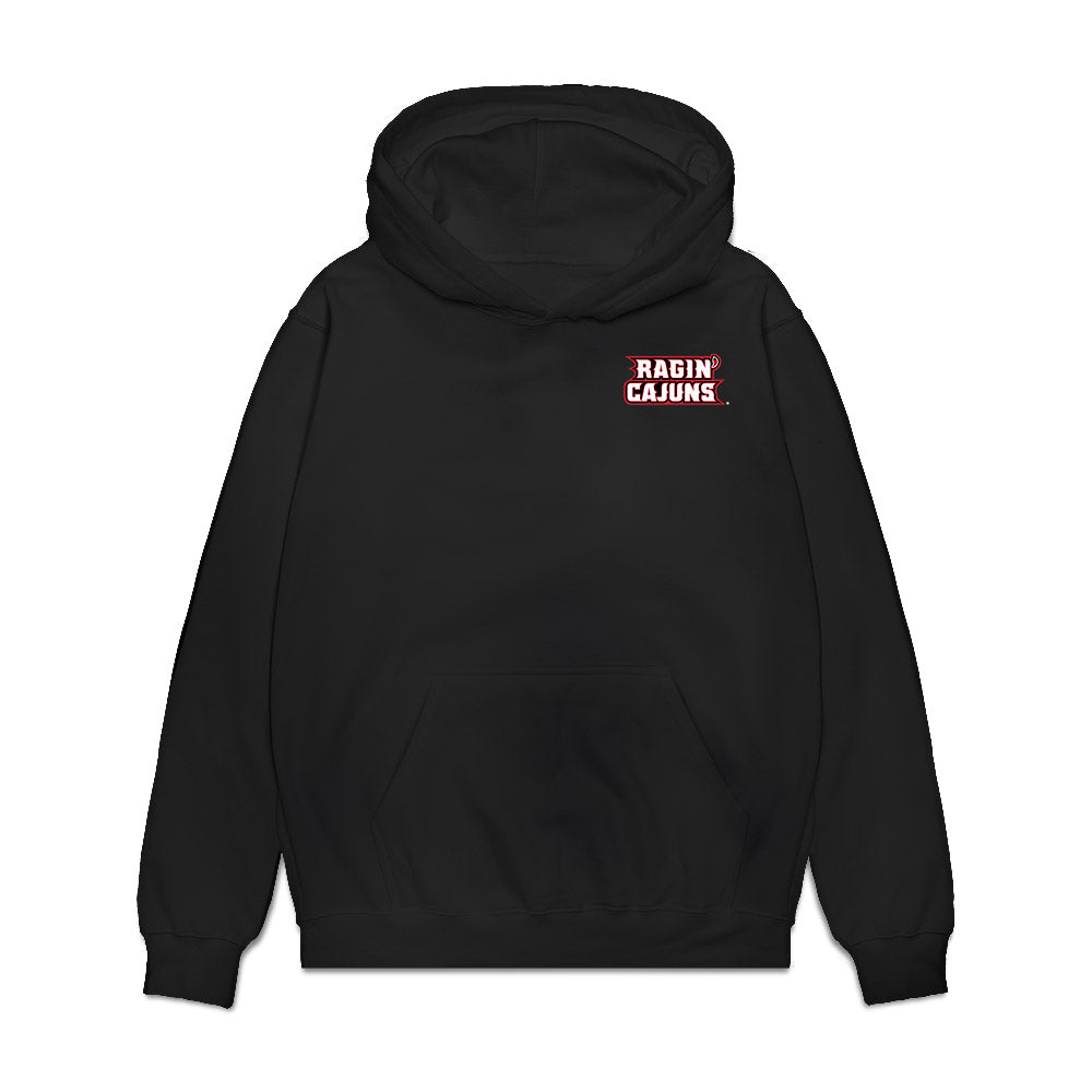 Louisiana - NCAA Football : Chase Edwards - Collage Premium Hooded Sweatshirt-0