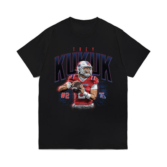 LA Tech - NCAA Football : Trey Kukuk - Collage Comfort Colors T-Shirt-0