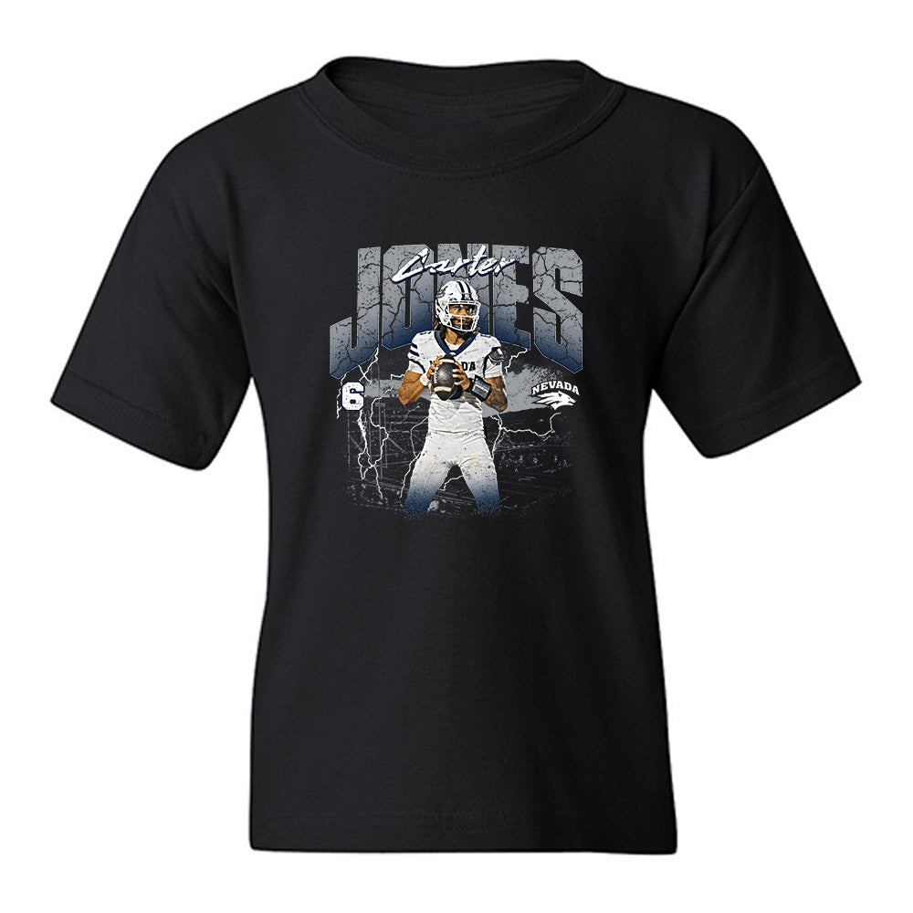 Nevada - NCAA Football : Carter Jones - Collage Youth T-Shirt-0