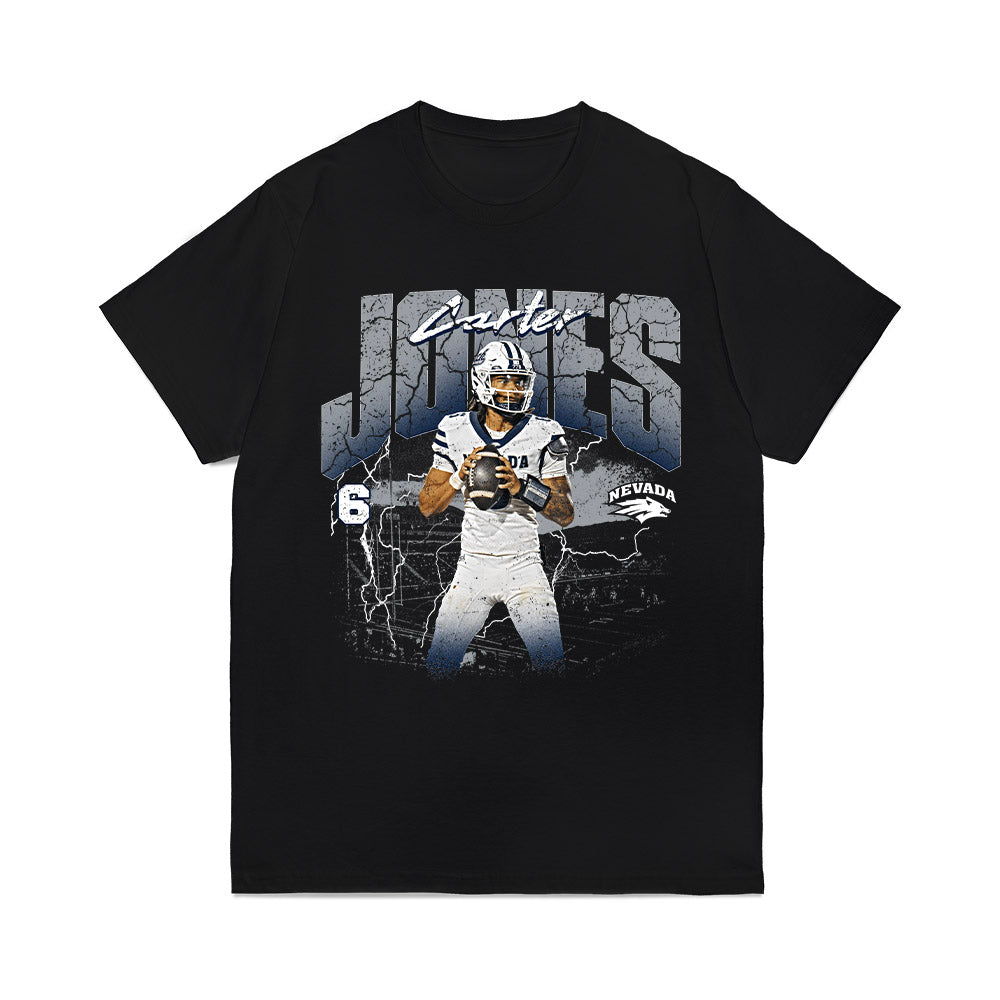Nevada - NCAA Football : Carter Jones - Collage Comfort Colors T-Shirt-0